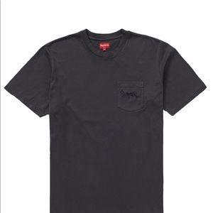 NWT Supreme Overdyed Pocket Tee
